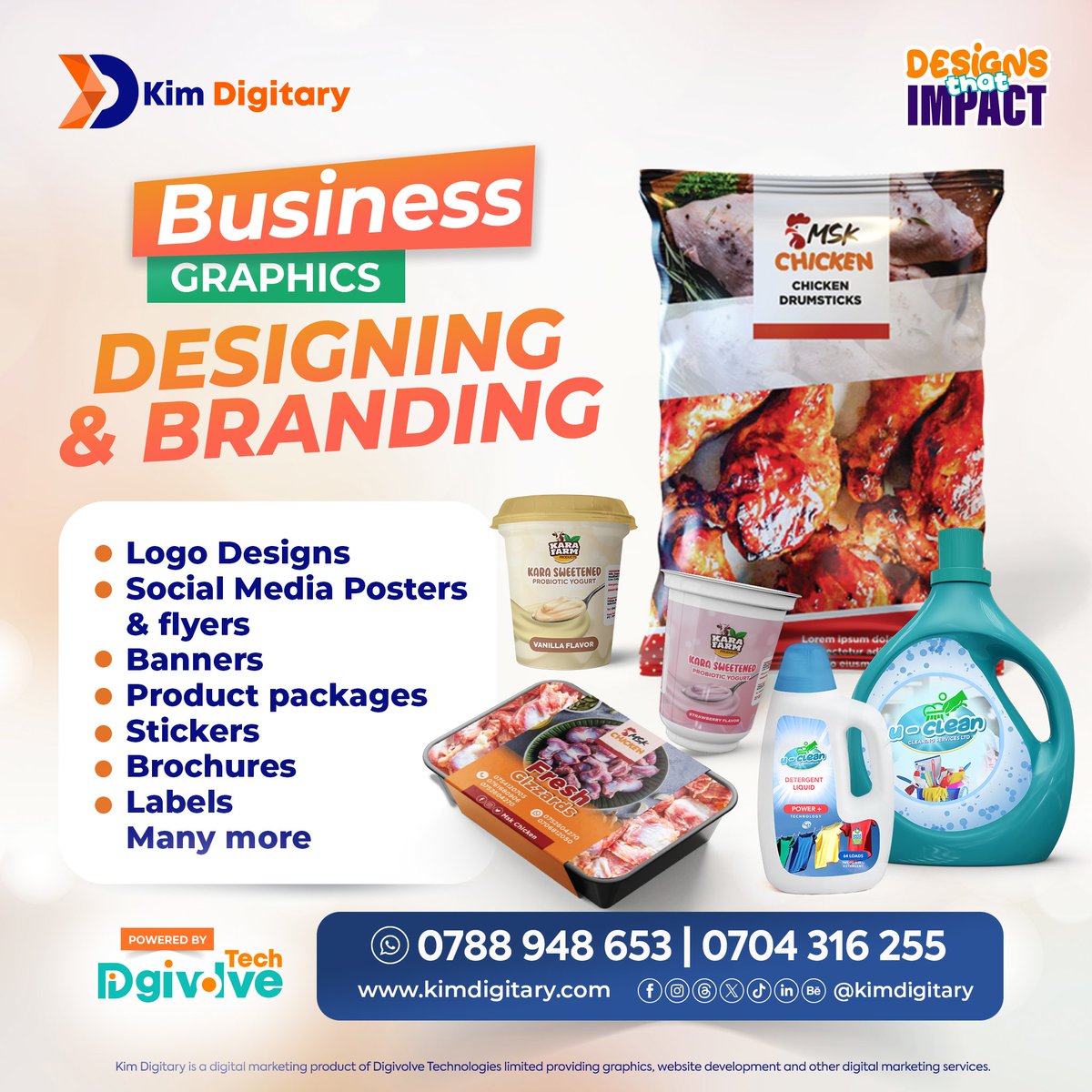 Kimdigitary's tweet photo. Elevate Your Brand/ Business's Impact with our Graphics Service! ππ¨ Unleash Visual Brilliance and Boost Your Marketing Success Today. πΌβ¨
Call us or WhatsApp us on 0788948653, 0704316255
#GraphicsThatConvert #MarketingMastery #StandOut #kimdigitary #digivolvetech https://t.co/Mkdi5CV1kp