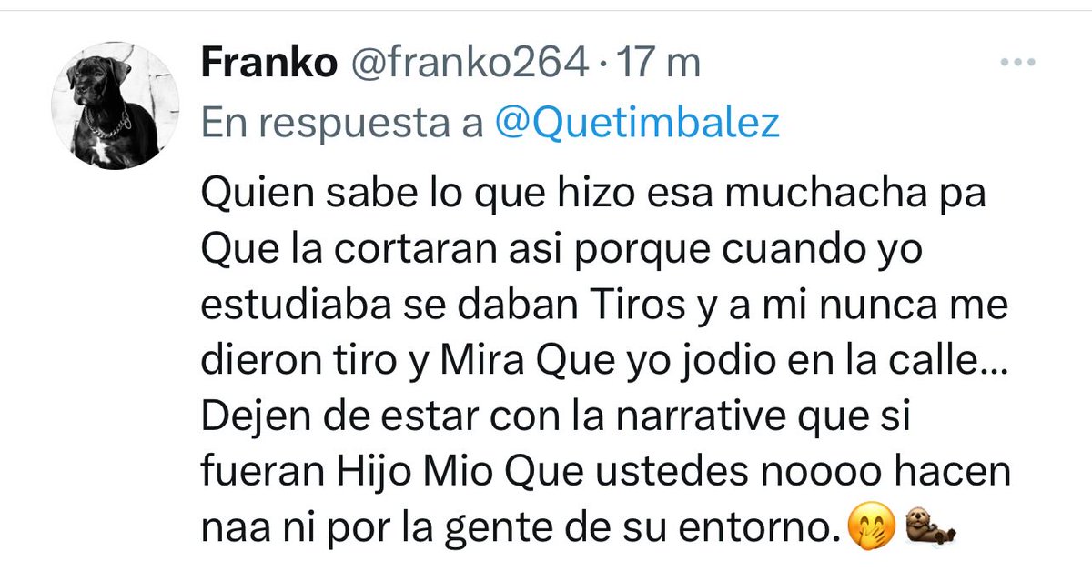 Quetimbalez's tweet image. Miren lo es que capaz de escribir un #RSMM para buscar interacciones, que se busque un burro.