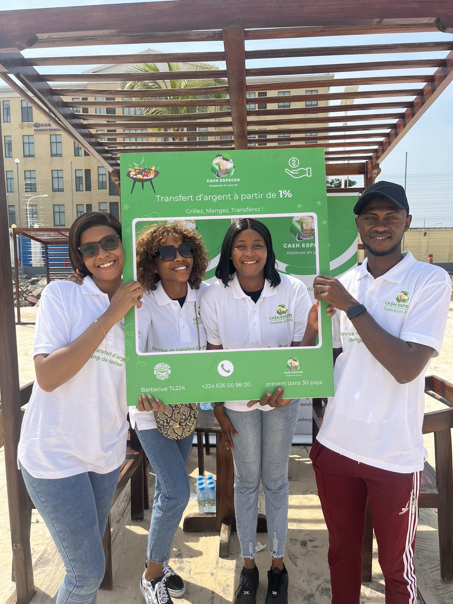 CashEspeces's tweet photo. Nous sommes déjà sur place 🥳

On vous attend 😎

📞 +224 626 00 98 00

𝐂𝐚𝐬𝐡 𝐄𝐬𝐩𝐞̀𝐜𝐞𝐬, 𝐞𝐬𝐩𝐞̀𝐜𝐞 𝐞𝐧 𝐩𝐨𝐜𝐡𝐞 !

#CashEspeces #TransfertDargent #ChangeDevises #toutpourbarbec #plagecamayenne https://t.co/5BAVBnkrhk