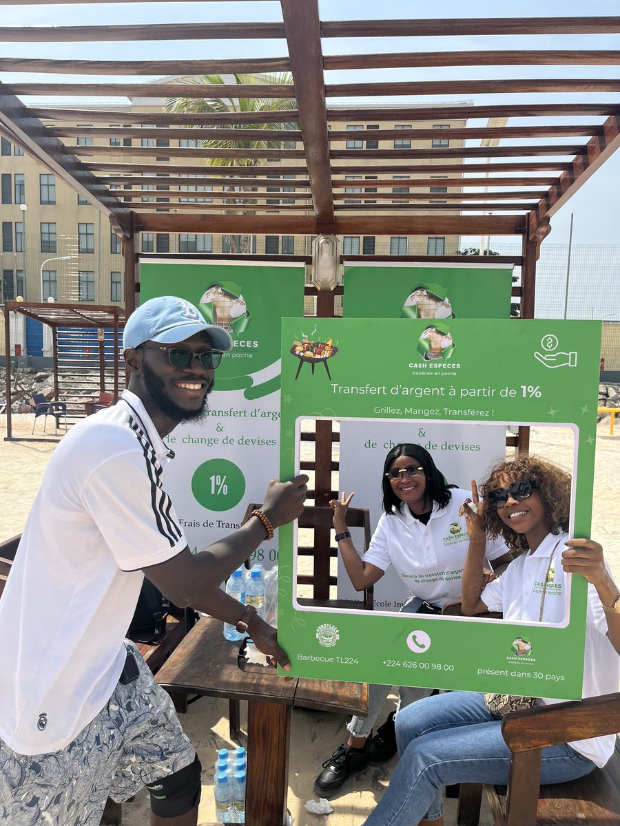 CashEspeces's tweet photo. Nous sommes déjà sur place 🥳

On vous attend 😎

📞 +224 626 00 98 00

𝐂𝐚𝐬𝐡 𝐄𝐬𝐩𝐞̀𝐜𝐞𝐬, 𝐞𝐬𝐩𝐞̀𝐜𝐞 𝐞𝐧 𝐩𝐨𝐜𝐡𝐞 !

#CashEspeces #TransfertDargent #ChangeDevises #toutpourbarbec #plagecamayenne https://t.co/5BAVBnkrhk