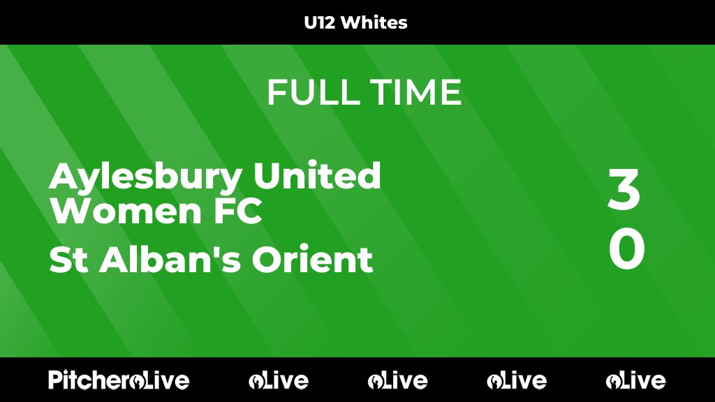AylesburyUtdWFC's tweet photo. FULL TIME: Aylesbury United Women FC 3 - 0 St Alban's Orient
#AYLSTA #Pitchero
https://t.co/yXEUTFmGMi https://t.co/tRuOj6fdR4