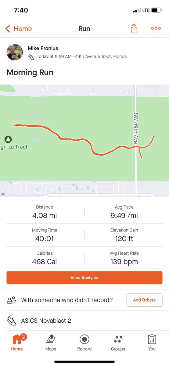 Saturday Morning Easy Run