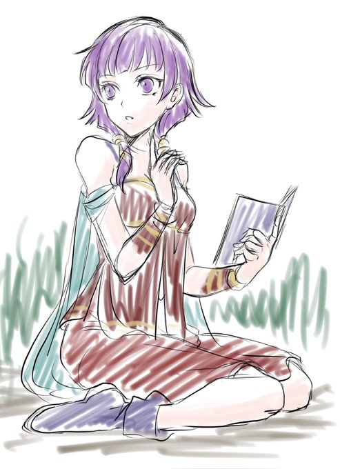 そういや16年前の今頃はアスルテ本描いてたなと思い出したので久々にルーテさん。あの頃は公式資料が無くて大変だった…そのうちちゃんと仕上げたい 