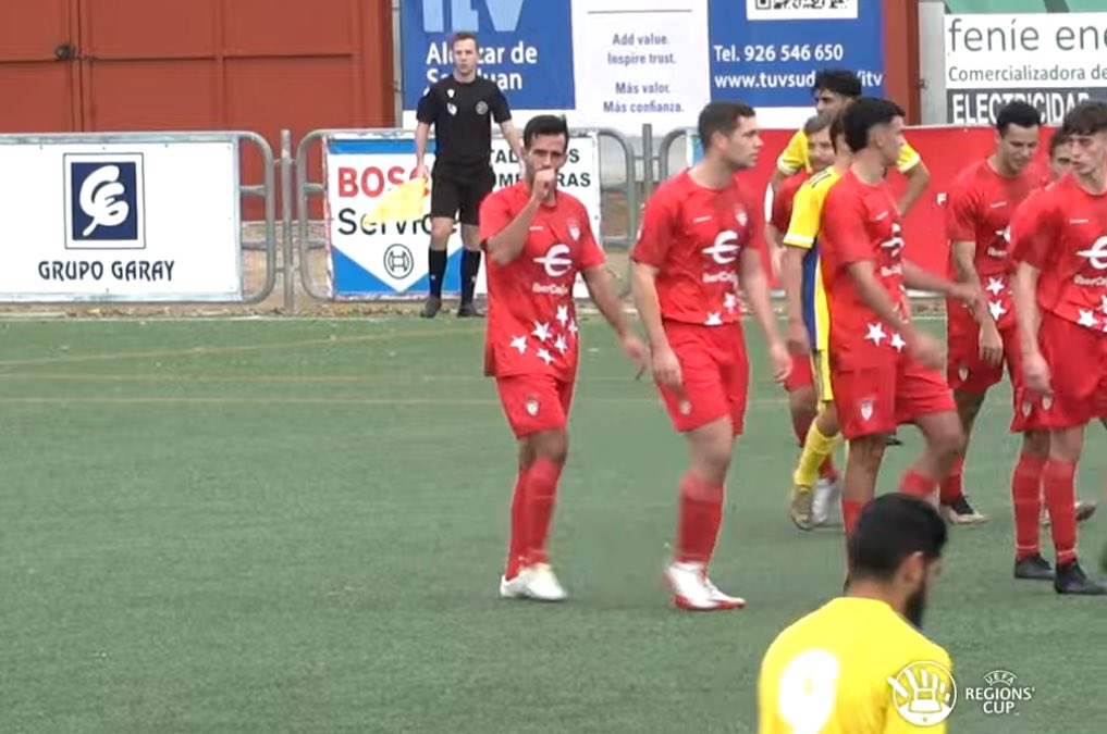 Balon_Tierra's tweet photo. 🏆 COPA DE REGIONES UEFA
🏟️ Manuel Delgado Meco
⏱️ 84’
⚽️ GOOOOL de Goal. VAAAYAA GOLAZO DE GOAL para poner el séptimo en el marcador.
@RFFM_oficial 7 🆚 0 @RFMF_MELILLA
🗣️ https://t.co/ZYnJGSTabL
#CopaRegionesUEFA #RegionsCup #CopaRegiones https://t.co/3WmBBzFZK2