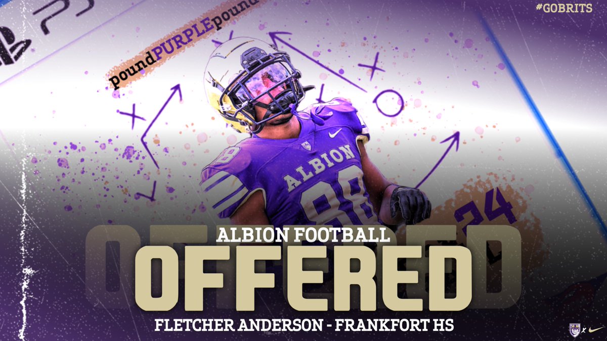 Fletcher Anderson (@fletcher_a8) on Twitter photo After a great visit to <a href="/AlbionFootball/">Albion Football</a> i’m excited to receive an offer to continue my academic and athletic career! Thank you coach <a href="/CoachWasil4/">Stephen Wasil</a> and <a href="/Rundle_Albion/">Travis Rundle</a>. After a great visit to <a href="/AlbionFootball/">Albion Football</a> i’m excited to receive an offer to continue my academic and athletic career! Thank you coach <a href="/CoachWasil4/">Stephen Wasil</a> and <a href="/Rundle_Albion/">Travis Rundle</a>.
