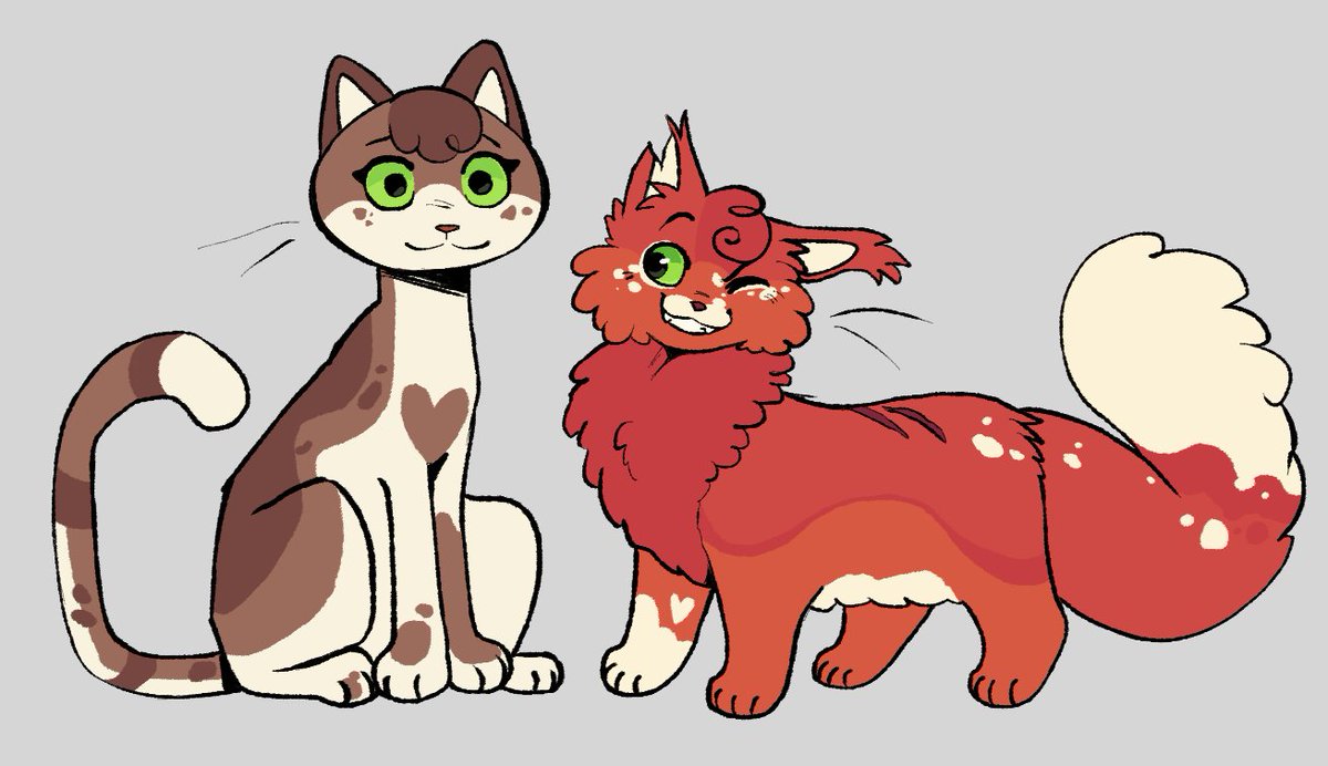 Leafpool and squilf #warriorcats