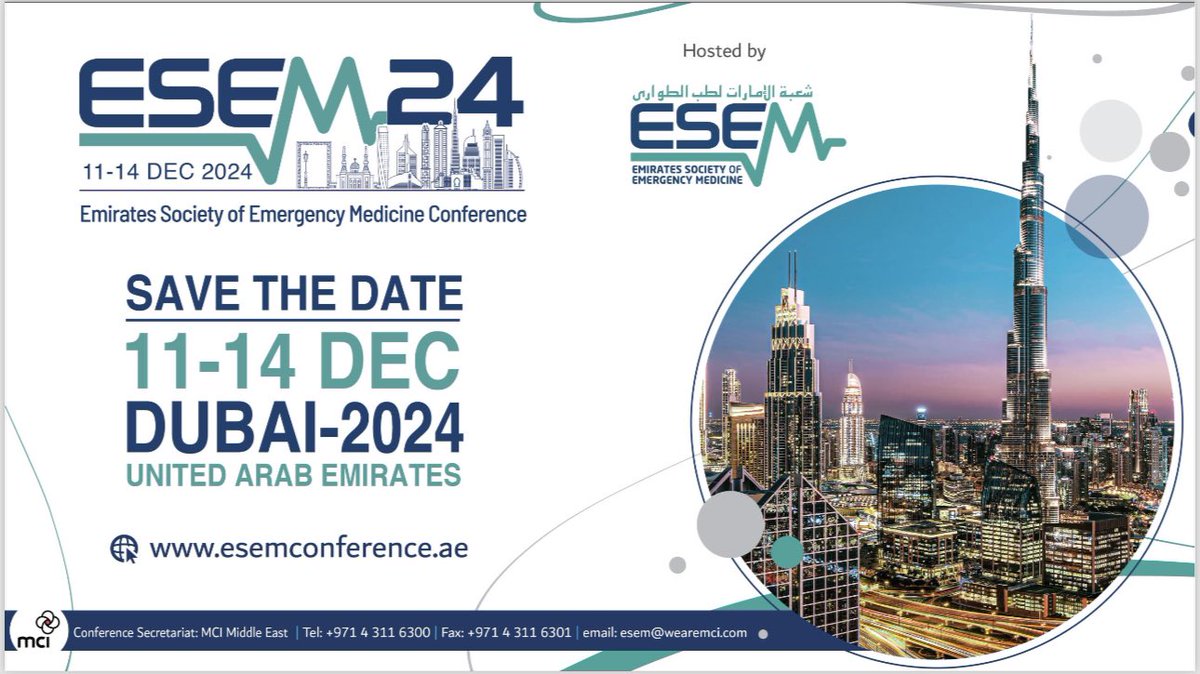See you next year in ESEM24. Please save the dates ✨ @UAE_ESEM @ema_abudhabi