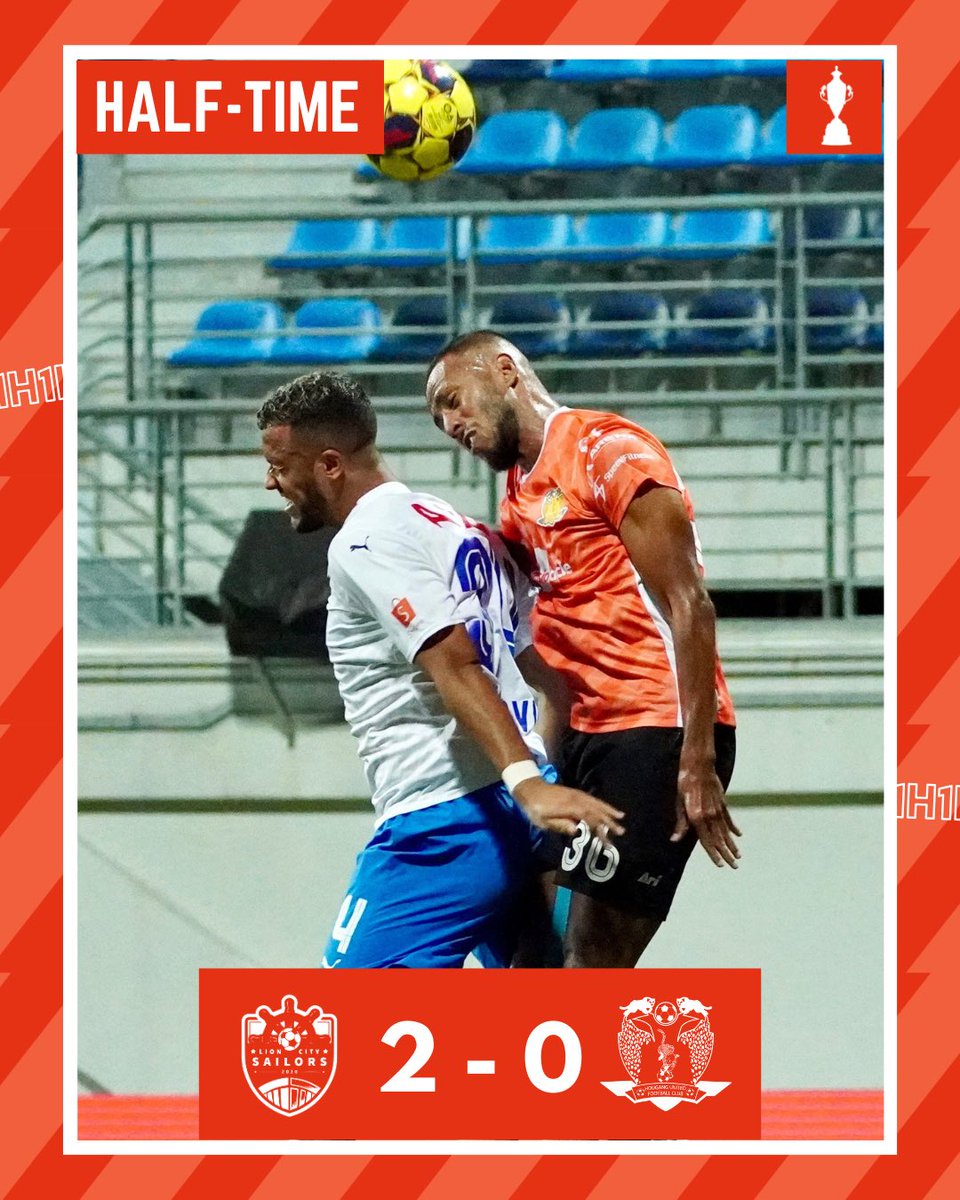 Trailing at the break.

📸: <a href="/SGPremierLeague/">Singapore Premier League</a> 

#HGFC #1H1H #SGCup #LCSHOU