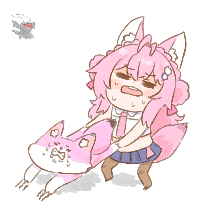 ホロパレに助手くんを出したいこよりVS絶対に出たくない助手くんVSダークライ#こよりすけっち#こより実験中 
