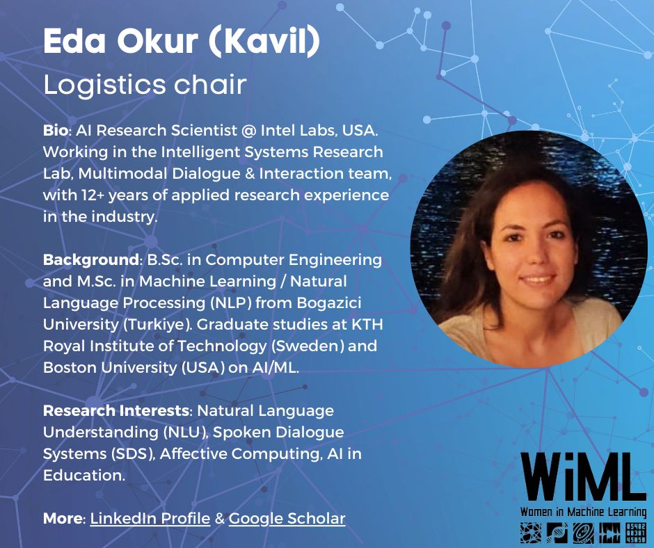 Shout out to our amazing logistics chair Eda Okur who takes care of everything running smoothly for our workshop on Monday! #NeurIPS2023 Register here: buff.ly/46TTUXr