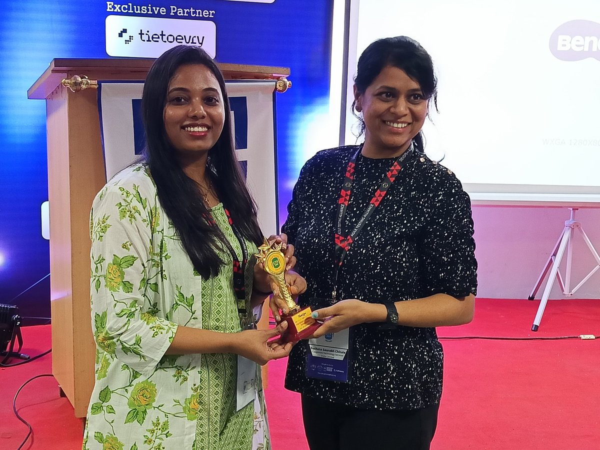 TestingRetreat's tweet photo. "As Session 7 in Track 2 concludes, Apoorva Ram,leaves us with a captivating perspective.Her insights into narrative techniques for effective communication in testing resonate with the essence of testing artistry.
@AgileTAlliance @ISquareIT 
#ATAGTR2023 https://t.co/YEc7OcXfOQ