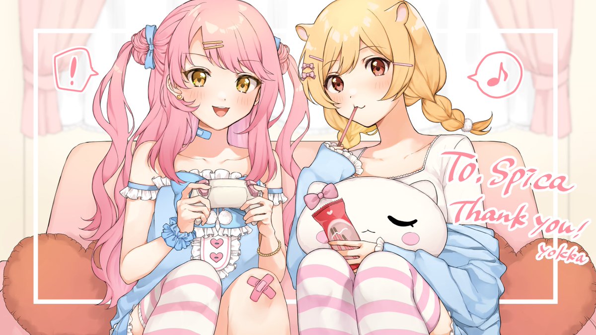 yokka (@yokka38k) on Twitter photo リクエストありがとうございました!🎀
#Skeb リクエストありがとうございました!🎀
#Skeb
