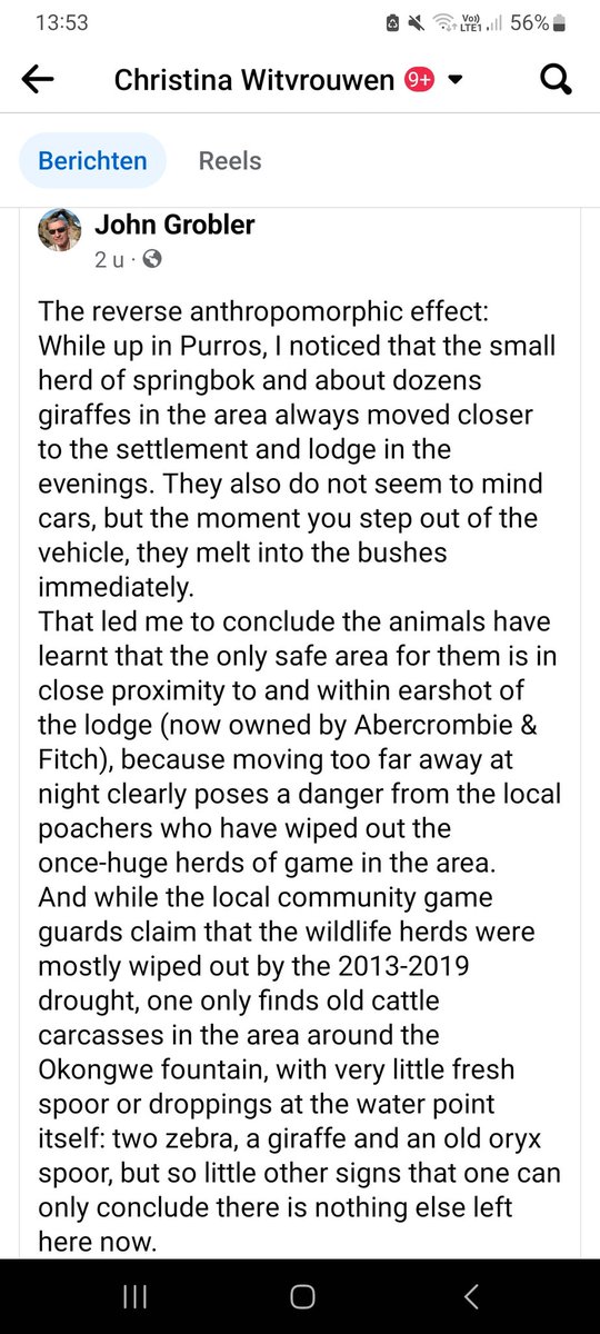 CWitvrouwen's tweet photo. Why are these voices missing in all those newspaper artcles, interviews, PR and lobbying campaigns, prize-winning trophy hunting book signing the hymn of the CONservation success of Namibia
Via John Grobler https://t.co/sMgOBDA35V