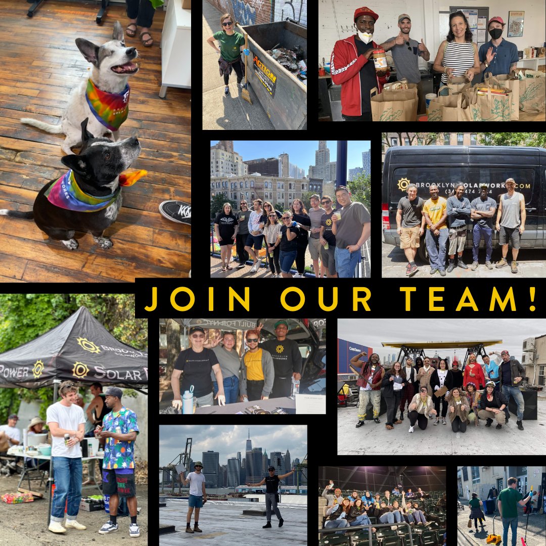 At BSW, we’re always looking for new faces to join our team! We’re a group of solar warriors and environmental advocates that are committed to diversity & inclusion. Learn more here: bit.ly/47QRMkw

#GreenJobsBoard #GreenJobsNYC #EnvironmentalJobs #SolarEnergy #NowHiring