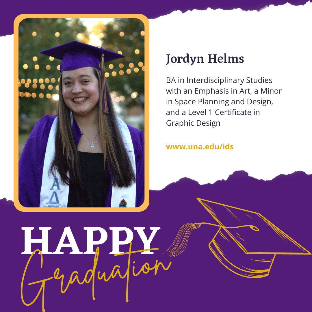 IDSatUNA's tweet photo. Happy Graduation Day! Here's a few of our IDS graduates who are joining our Interdisciplinary and Professional Studies alumni family! If you see your graduate, comment below!
#MyUNA #CASEatUNA #RoarLions! https://t.co/gksTFhNBCb