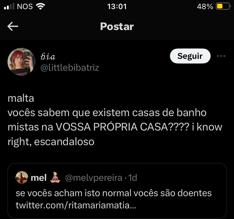 Provavelmente um dos piores tweets do ano