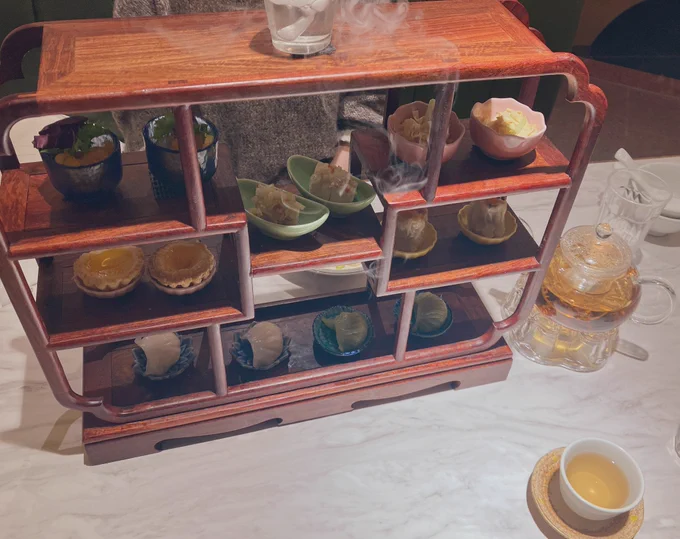 横浜行って資生堂カフェと中華アフタヌーンティーに行って来た! 