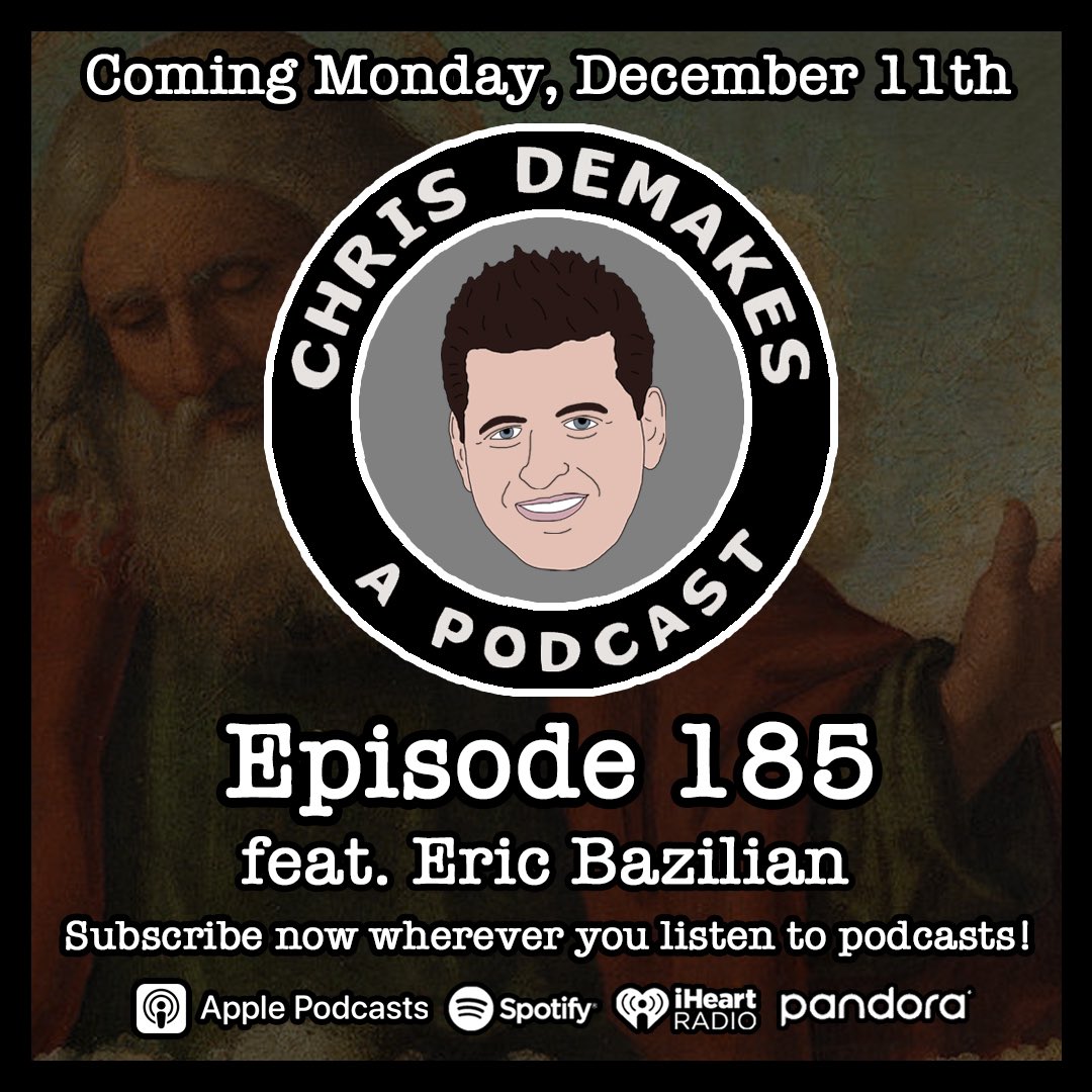 LessThanChris's tweet photo. COMING THIS MONDAY: @EricBazilian and I break down the writing, recording, and inspiration behind his 1995 hit single “One Of Us”, made famous by Joan Osborne! https://t.co/fxZEA0PDki