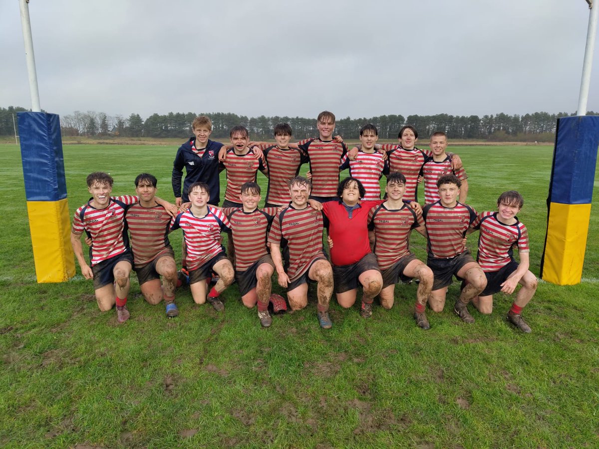 AudenshawSchool's tweet photo. Our final Saturday of rugby before the Christmas break 🎄

A big thank you to @HillHouseRugby for hosting and travelling for our block.

We took a win at U12 and a draw at U16 away. Home teams U13,14&amp;15 suffered defeats.

Well done to all involved. More to come in 2024 🎆

🔴⚪🏉 https://t.co/pmI3SKIenp