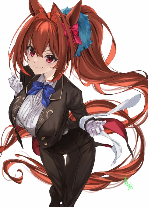 「おかえりなさいませ。お嬢様」#ウマ娘 #ダイワスカーレット 