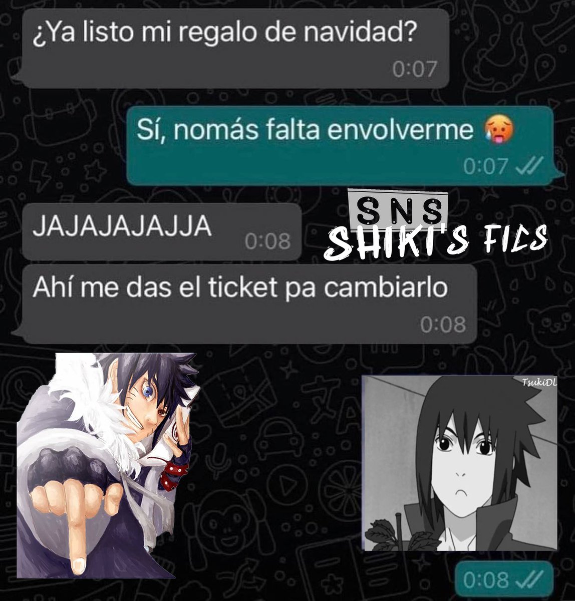 Shiki14320820's tweet photo. Charasuke: Me pongo romántico y te pones mamon
#Charamen #Menchara https://t.co/sIBhtpUskn