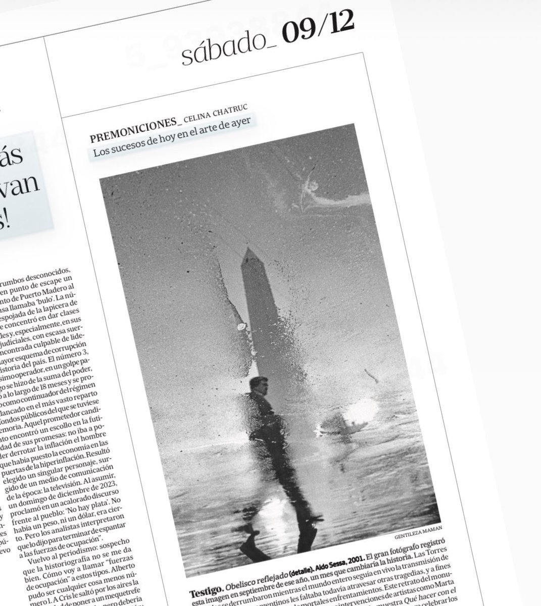 Hoy en #Premoniciones: #fotografía de <a href="/AldoSessaPhotoG/">Sessa Photo Gallery</a> de la muestra actual que celebra los 40 años de #democracia en Maman 
#arte #art #photography