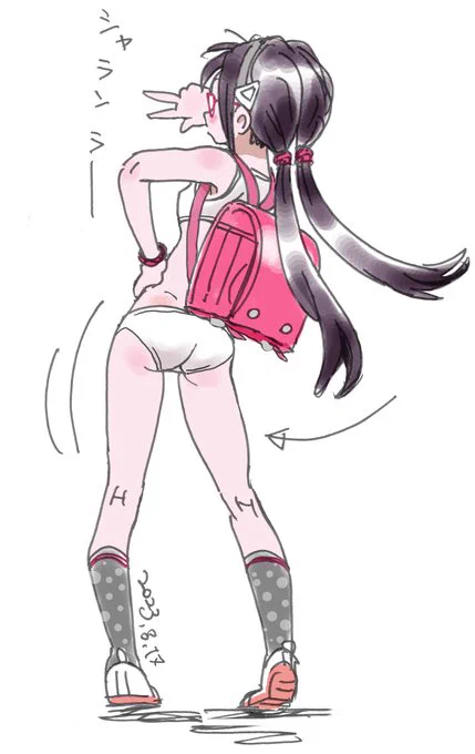 どれが今年一番伸びた絵なのかはよくわからないけれどお尻の絵が割と好評でした。自分でも今まで苦手で敬遠していたお題だったので描き方を今までと変えたりした分嬉しかったです。ありがとうございました。 