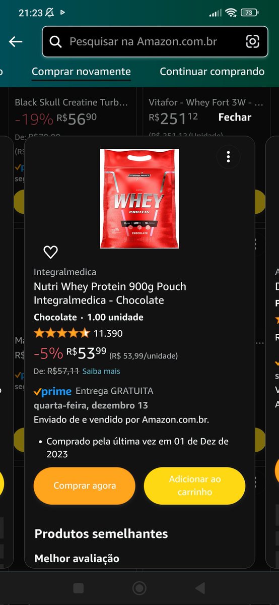 Alisson_2002C's tweet image. Não comprem, peguei achando que era Whey e na verdade é um hipercalórico que só é explicado no próprio site da integral e engana muita gente