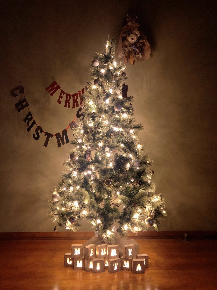 banchan___s2's tweet photo. 我が家のクリスマスツリー🎄⭐️
後ろの壁も深緑でツリーによく似合う🤩
180㌢のんこーたけど、2㍍のんにしたらよかった🥺
クリスマスが一年で一番大好きなイベント🎅🎵
今年もサンタさんくるかなぁー😏❤️ https://t.co/5O7mFtsTzi