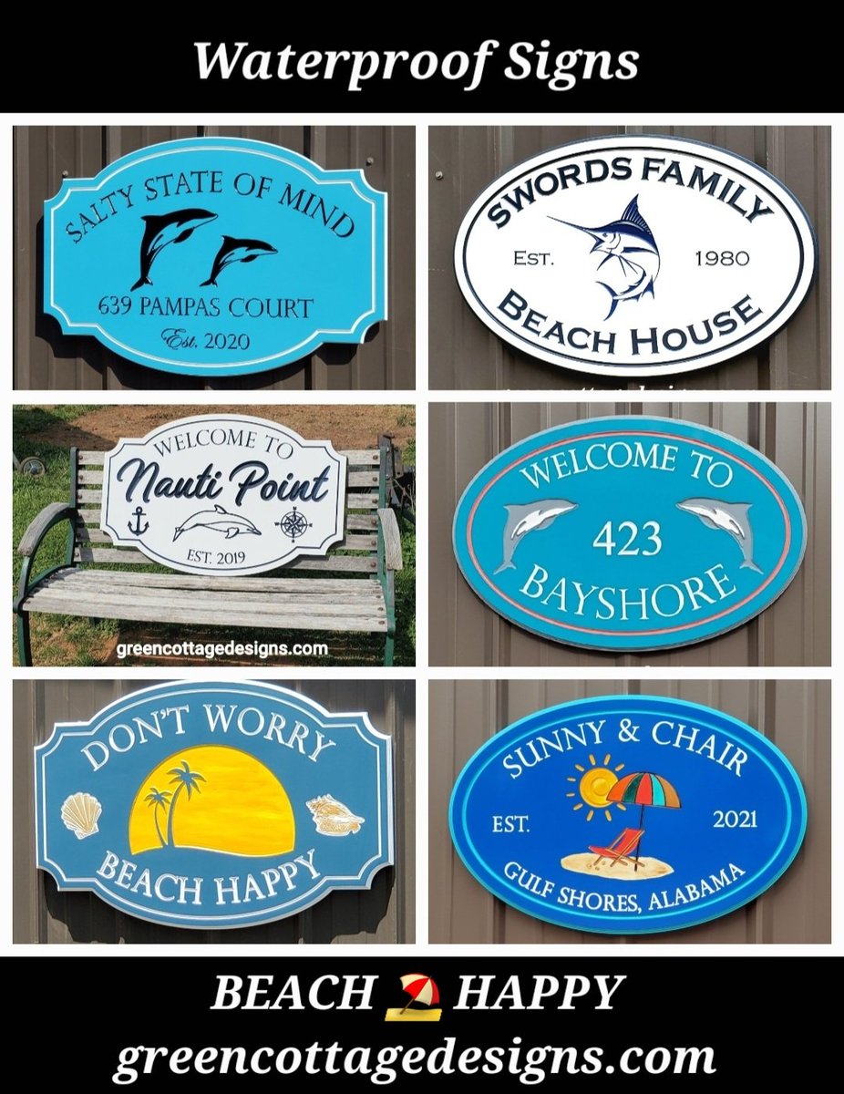 cottage_green's tweet photo. Oceanview Property Oceanfront Oceanside PVC Signs by https://t.co/mxWEx0l0jL #CoastalSigns #Porpoise #sailfish #swordfish #NauticalSign #pvcsigns https://t.co/WY2tNFEVxt