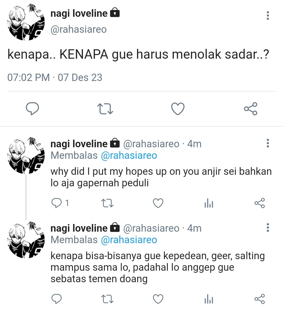 cceyeornis's tweet photo. #nagireo fanfiction

—sebenarnya ini siapa yang kena friendzone? nagi atau reo? https://t.co/TOsWsqqDAY