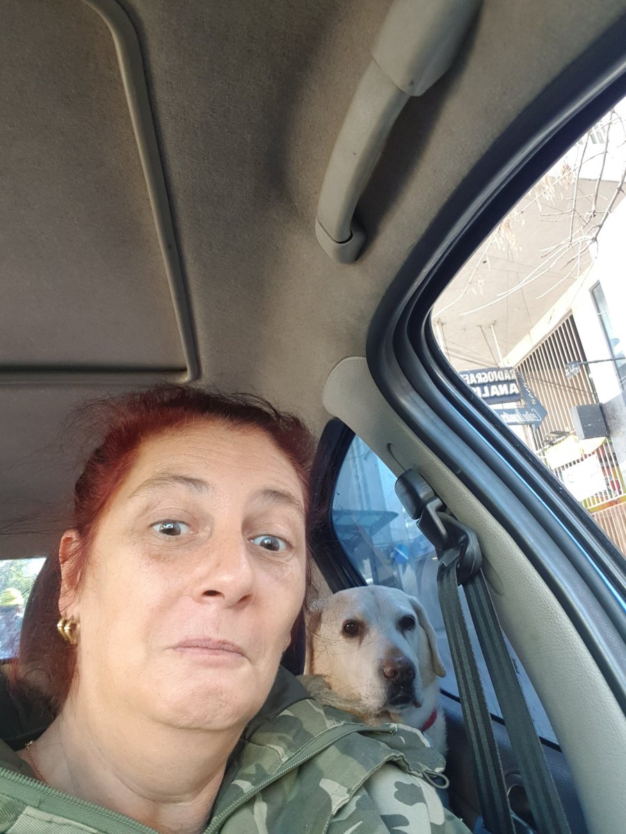 colo37_la's tweet photo. @Vivoelsabado el programa es excelente los felicito paseando con ella...Sasha. Saludos de Villa Luro. Besos https://t.co/ZriIl31yEB