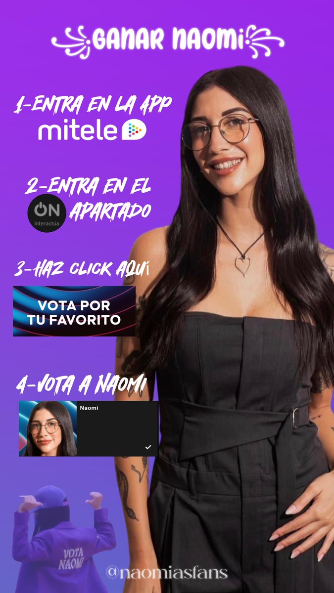cotillaoftv's tweet image. Ganar Naomi💜#GHVIP09D