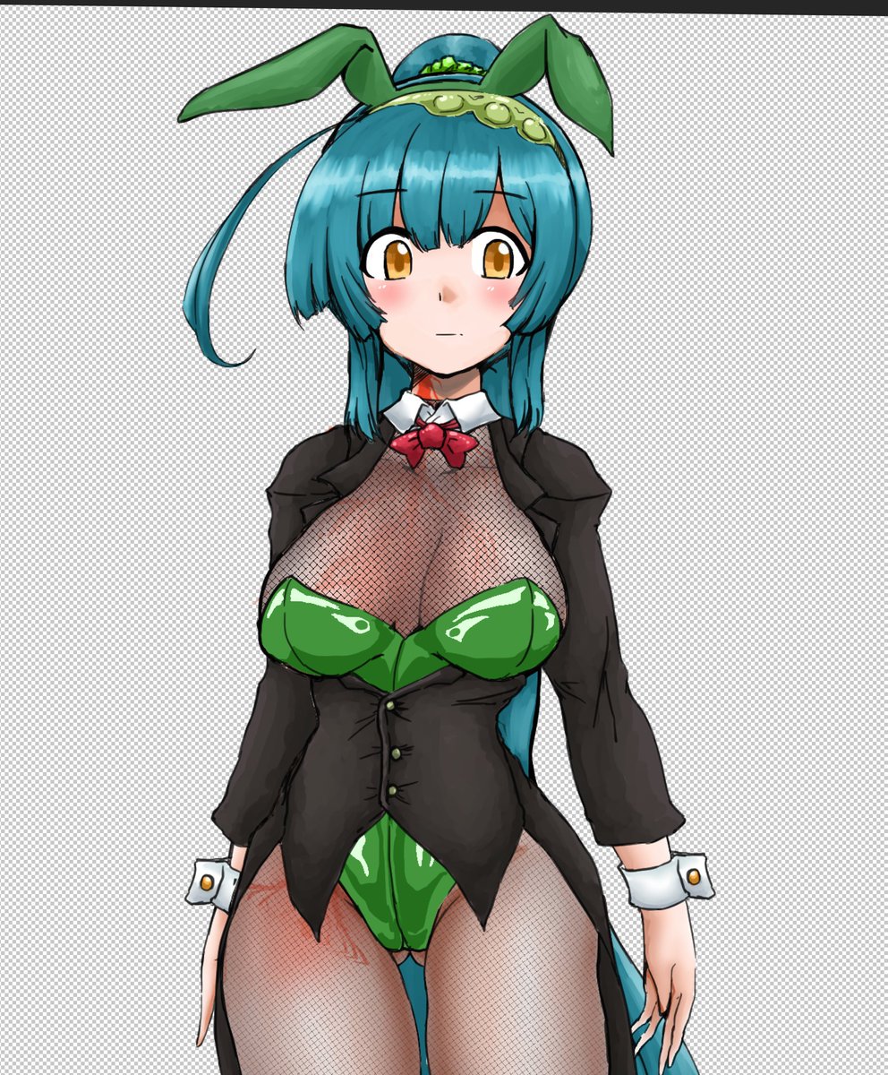 うおぉぉぉぉ東北ずん子のバニースーツのインナーから透けて見えるリヒテンベルク図形!!!!!!うおぉぉぉぉぉ!!!! 