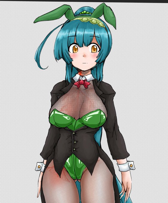 うおぉぉぉぉ東北ずん子のバニースーツのインナーから透けて見えるリヒテンベルク図形!!!!!!うおぉぉぉぉぉ!!!! 