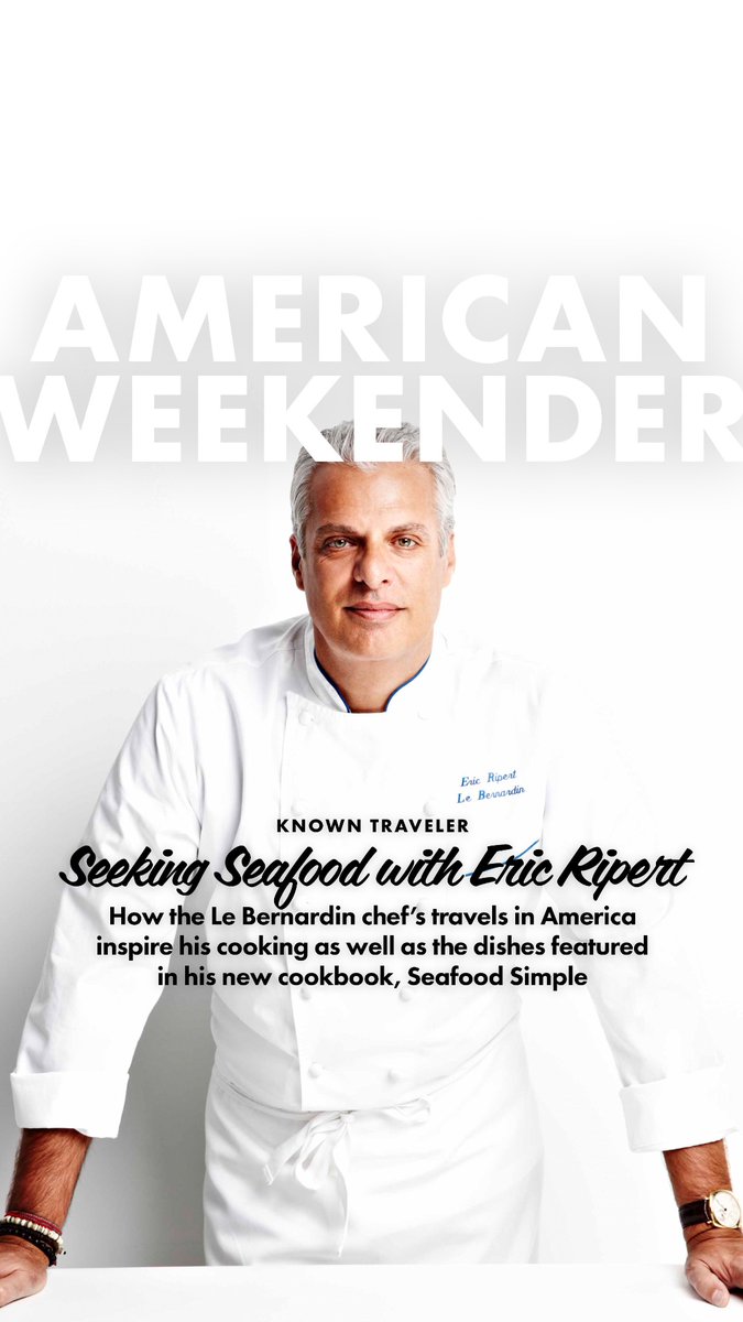In this week’s newsletter, Eric Ripert shares his favorite restaurants in Sag Harbor, his go-to lobster roll, and other favorites from his travels. americanweekender.substack.com/p/eric-ripert-…