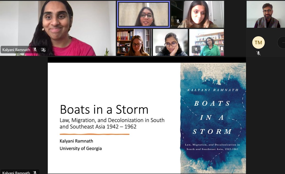 Thank you to everyone who joined the insightful Book Roundtable on 'Boats in a Storm' with @kalramnath! Special gratitude to our brilliant chair and discussants. Stay tuned for more enriching events in the future! Happy holidays!🌸