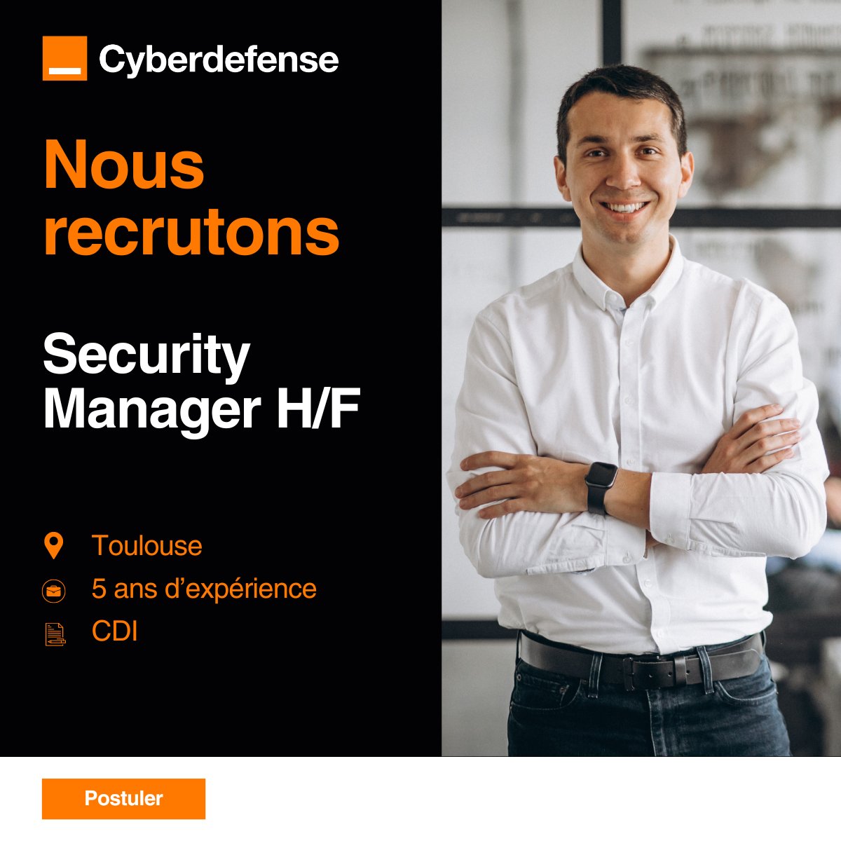 Orange Cyberdefense France (@orangecyberfr) on Twitter photo 🚨 <a href="/OrangeCyberFR/">Orange Cyberdefense France</a> #recrute un Security Manager H/F en CDI à Toulouse (31) !
La fiche de poste 👉ow.ly/Bagf50Qgrjr
#Recrutement #Hiring #Security #Manager #Cybersecurity 🚨 <a href="/OrangeCyberFR/">Orange Cyberdefense France</a> #recrute un Security Manager H/F en CDI à Toulouse (31) !
La fiche de poste 👉ow.ly/Bagf50Qgrjr
#Recrutement #Hiring #Security #Manager #Cybersecurity