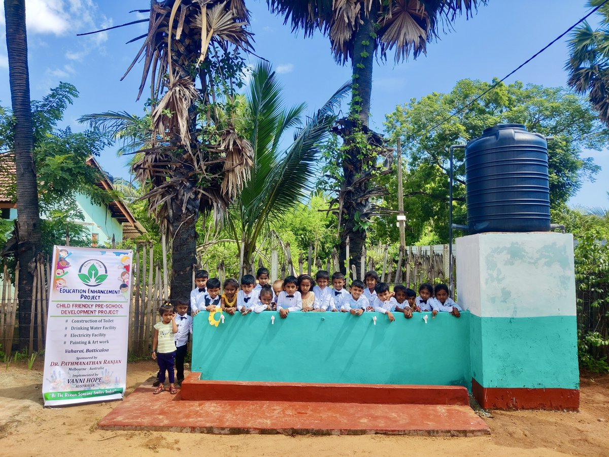 VanniHope_'s tweet photo. π¨π« Witness Arumbugal Pre-School's stunning transformation in Kathiravelli, Vaharai. New facilities & vibrant educational art await our eager young learners! πΈβ¨ #VanniHope #BeforeAndAfter #EducationMatters https://t.co/S03NwwZgrz