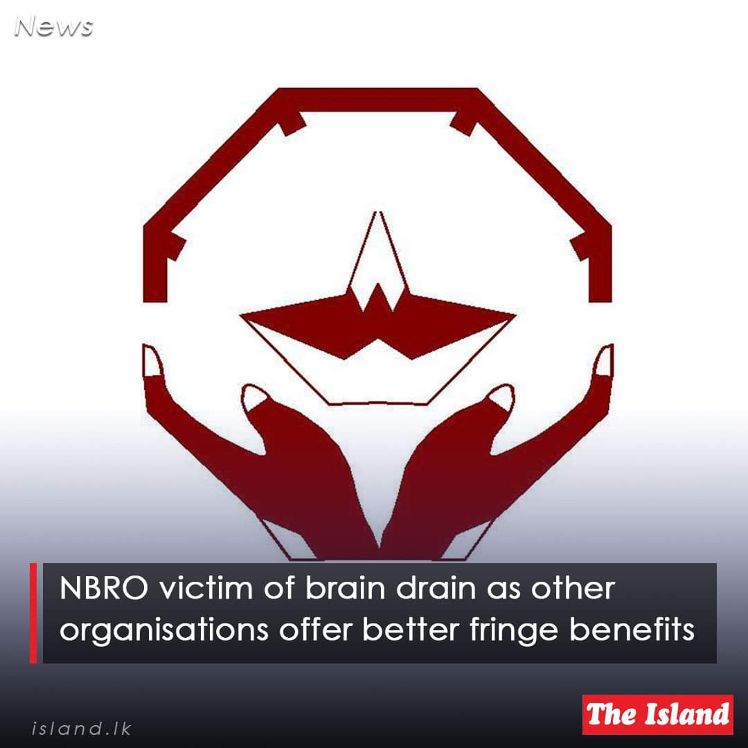 theisland_lk's tweet image. tinyurl.com/34y6mxfa
NBRO victim of brain drain as other organisations offer better fringe benefits
#TheIsland #TheIslandnewspaper #NBRO #drain #organisations