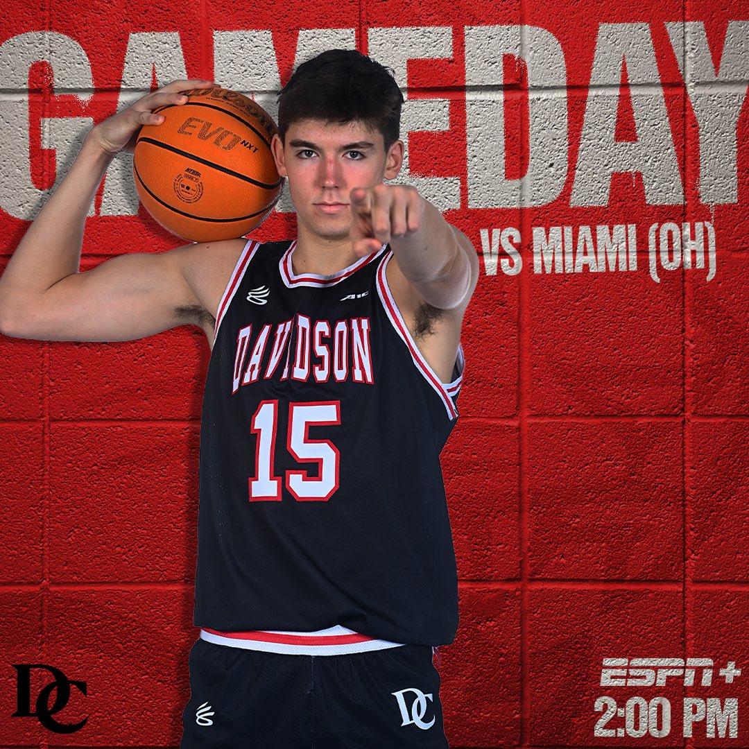 DavidsonMBB's tweet photo. Saturday stripe out 🔴⚫️

Presented by: Pepsi
📺 https://t.co/wJezPDnXj4
📻 https://t.co/NN2Xj3AFi7
📊 https://t.co/j00NA2lBNd
🎟️ https://t.co/lPgfLqn7ho https://t.co/4Poay8swUg