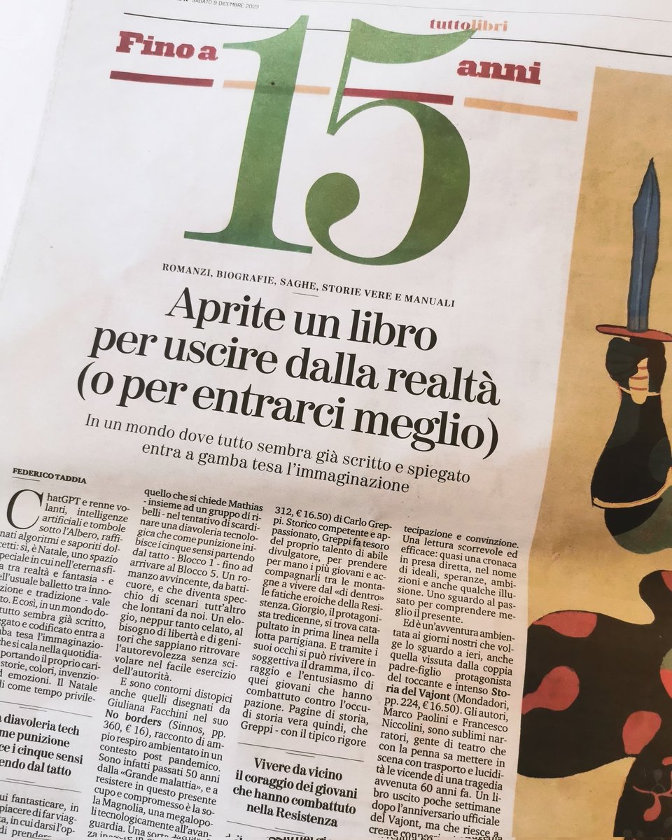 Un Natale dentro e fuori la realtà!!! Su #tuttolibri di oggi i miei consigli sotto l'albero! @LaStampa