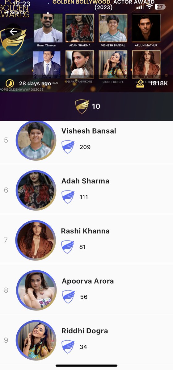 kittenreturns's tweet photo. @NishitShawHere Hey bro. That award has votes that are earned by watching ads and the worst thing is you can pay 99$ with your CC and buy 100k voting tickets in bulk.
And also look at other nominees which make this category a mega joke. You know how rC won this fake PAID award.
#MegaPRstar https://t.co/M04ANllC69