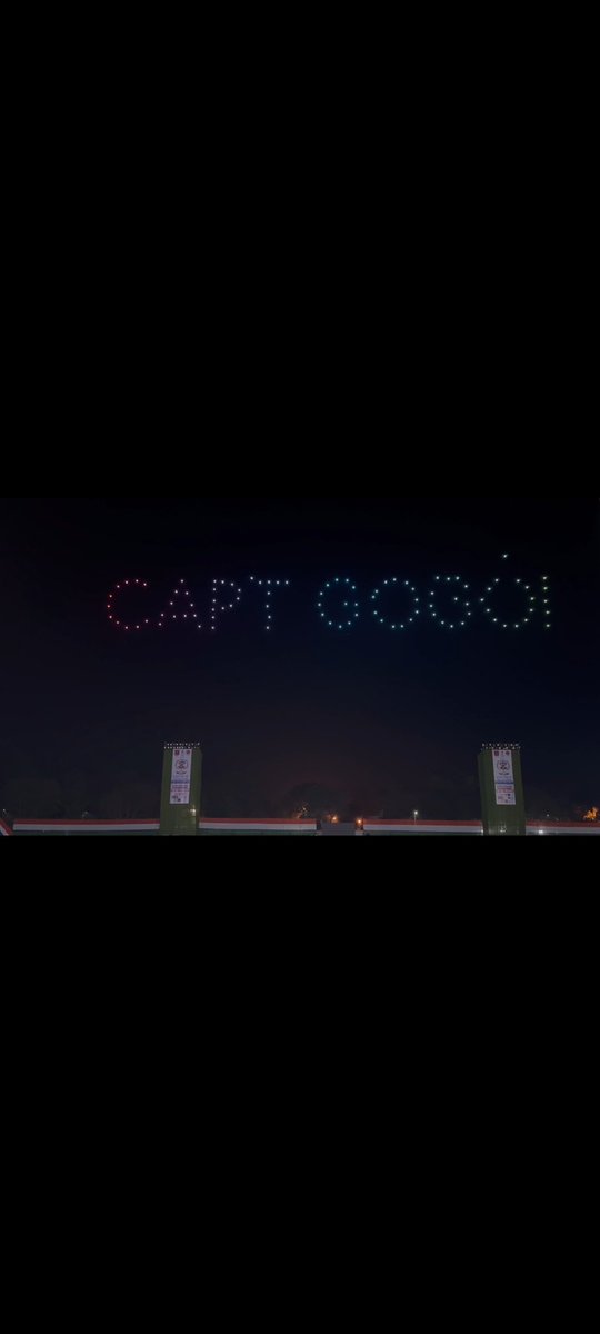 AirbotixTech's tweet photo. @MDsingh22667040 @Spearcorps @mygovassam Airbotix Technology was honored to be associated with the prestigious Capt Jintu Gogoi, VrC Memorial football tournament by showcasing our Drone show during the event. https://t.co/wxDQn6wz53