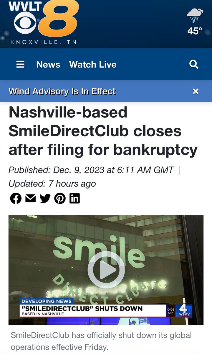 implants's tweet image. Smile Direct Club is widely reported as ceasing all global services - this comes as no surprise to the many dental professionals who have been raising concerns in the public interest, about the worrying short-cuts used, yet claimed to be as good as seeing your Dentist regularly…