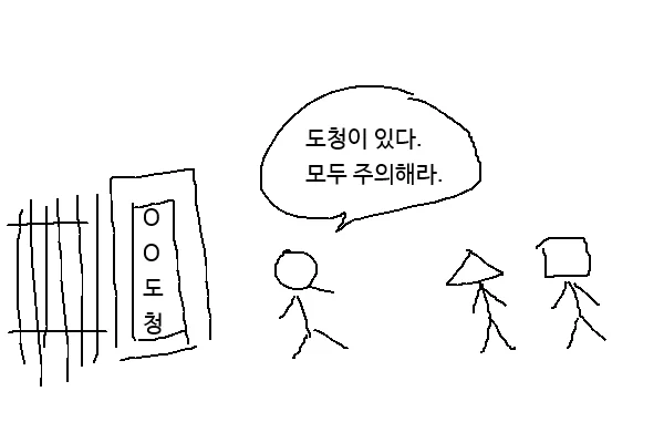 도청에 주의하는 요원들 