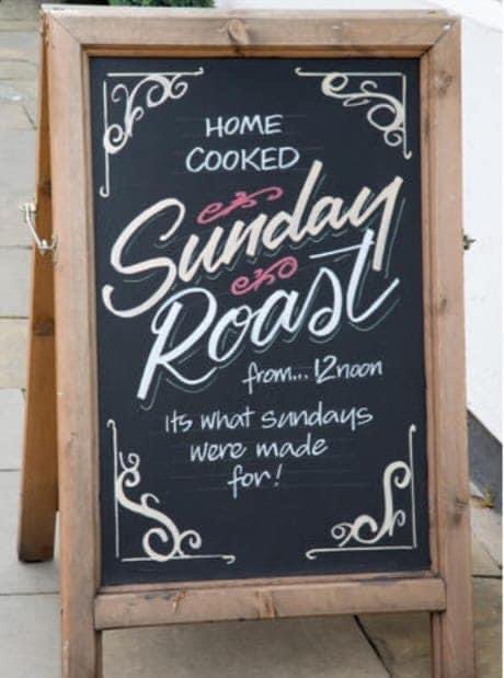 Tables still available for tomorrow, come and join us for a home cooked roast in front of a blazing fire🔥