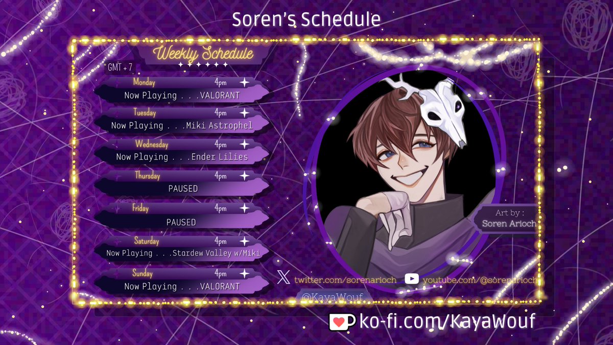 KayaWouf's tweet photo. Wouf !

For my favorite babyboy @sorenarioch c: 
He made a lot of gifts for all of us in #Exalta, so here for him as a thank you ! ✨

Also, see you in 1h on my channel in stream !

See Wouf Soon ! 🐺🔗

#Vtuberasset #vtuber #streaming #VTuberUprising #kofi #art #schedule https://t.co/ClUC9y8yn3