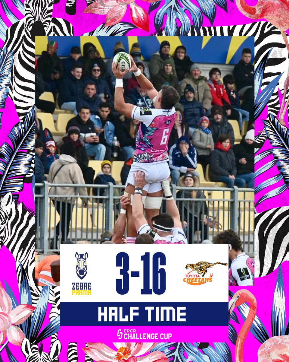 Primo tempo in salita al Lanfranchi

Tanti errori da parte delle #ZebreParma 🦓 che, nonostante la momentanea superiorità numerica, inseguono i <a href="/CheetahsRugby/">Toyota Cheetahs</a> 🐆

💻 Segui la ripresa sul sito dell’EPCR TV

📸 <a href="/stede64/">Stefano Delfrate</a> 

#WeAreZebre #ChallengeCupRugby #ZEBvCHE