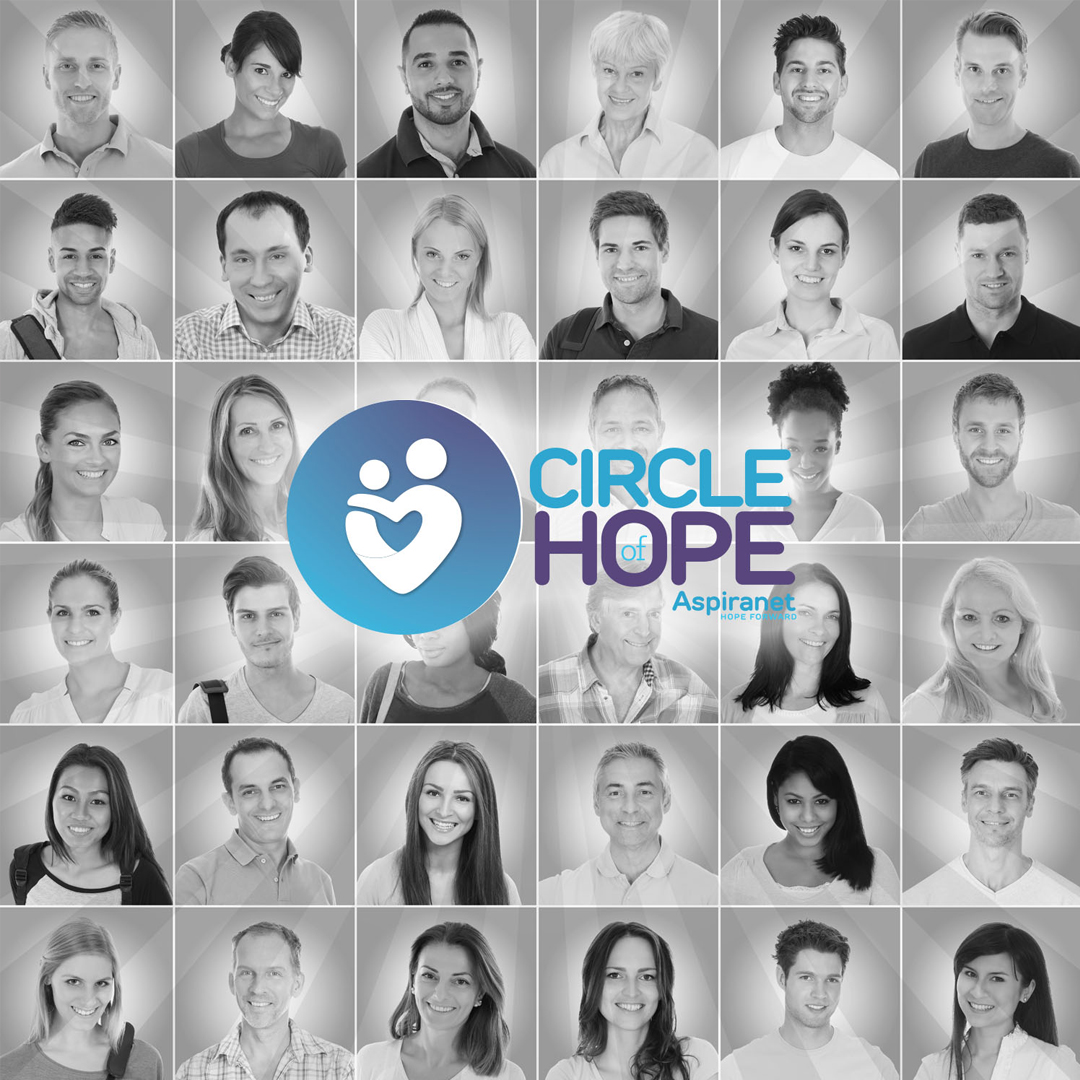 Join Aspiranet’s Circle of Hope. With your tax-deductible gift of $5,000 or more, you can join this elite group and help children, youth, teens, and families all across California. To learn more, visit aspiranet.org/give